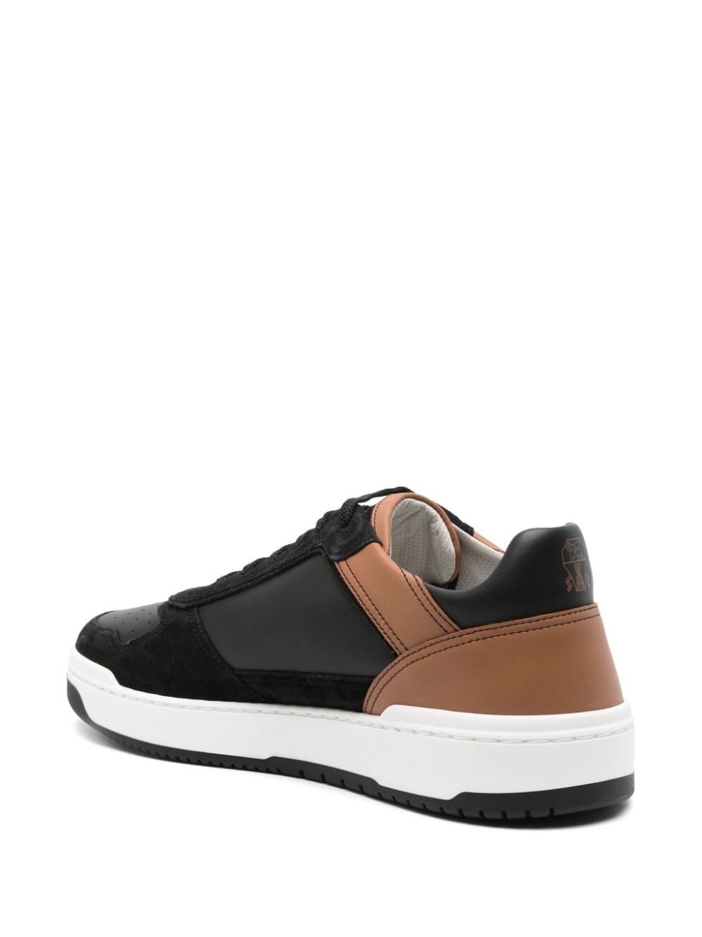 Shop Brunello Cucinelli Logo-patch Sneakers In Black