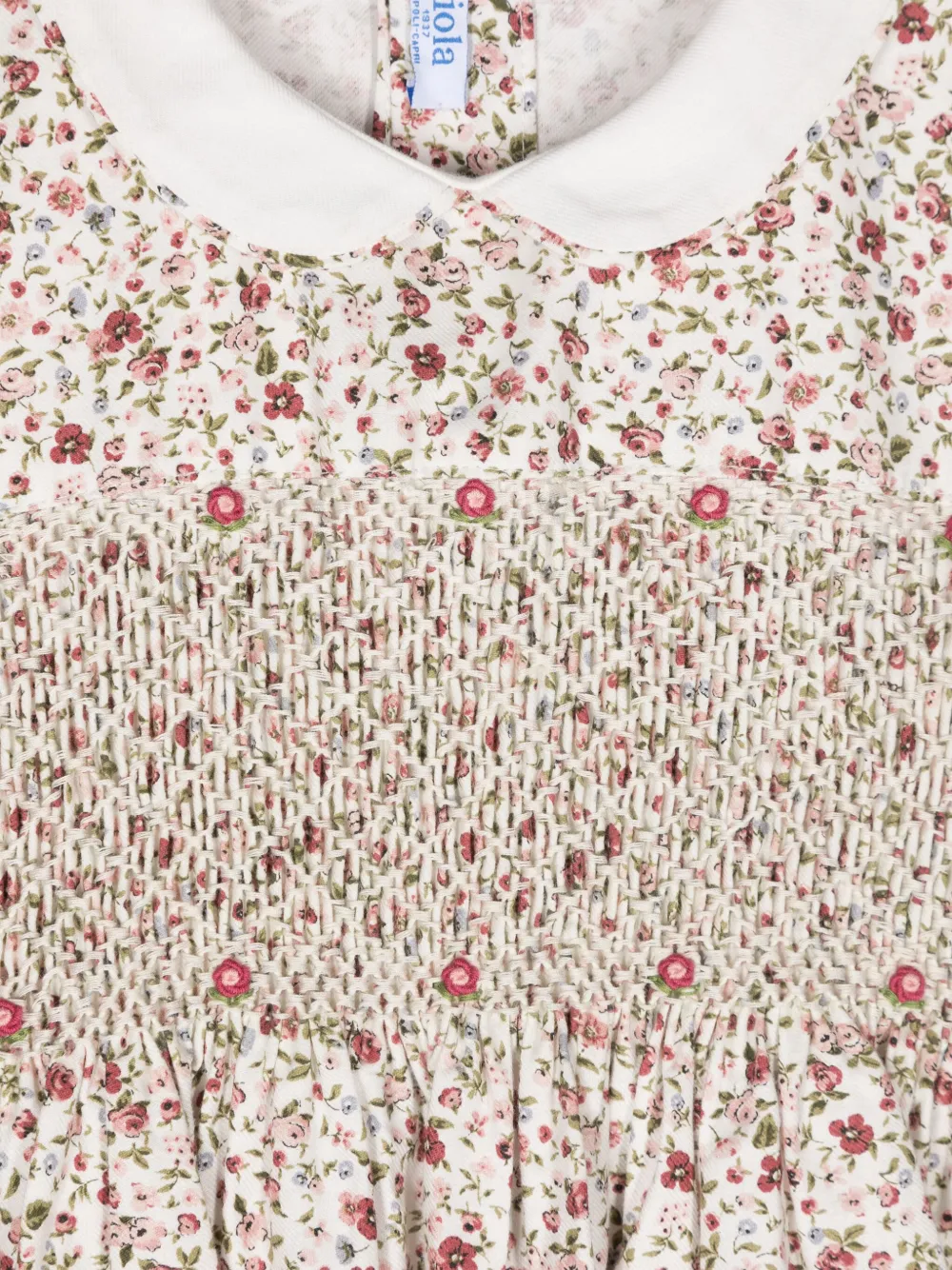 Siola Jurk met bloemenprint Wit