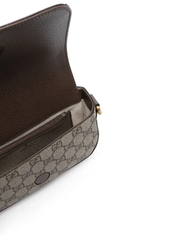 Gucci GGスプリーム ショルダーバッグ ミニ | ブラウン Gucci GGスプリーム ショルダーバッグ ミニ | ブラウン
