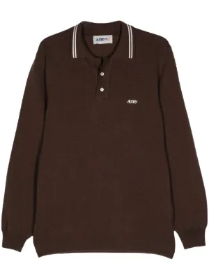Tシャツ・カットソー AUTRY long polo T-shirt レッド（赤）系 AUTRY(オートリー) Tシャツ・カットソー(メンズ