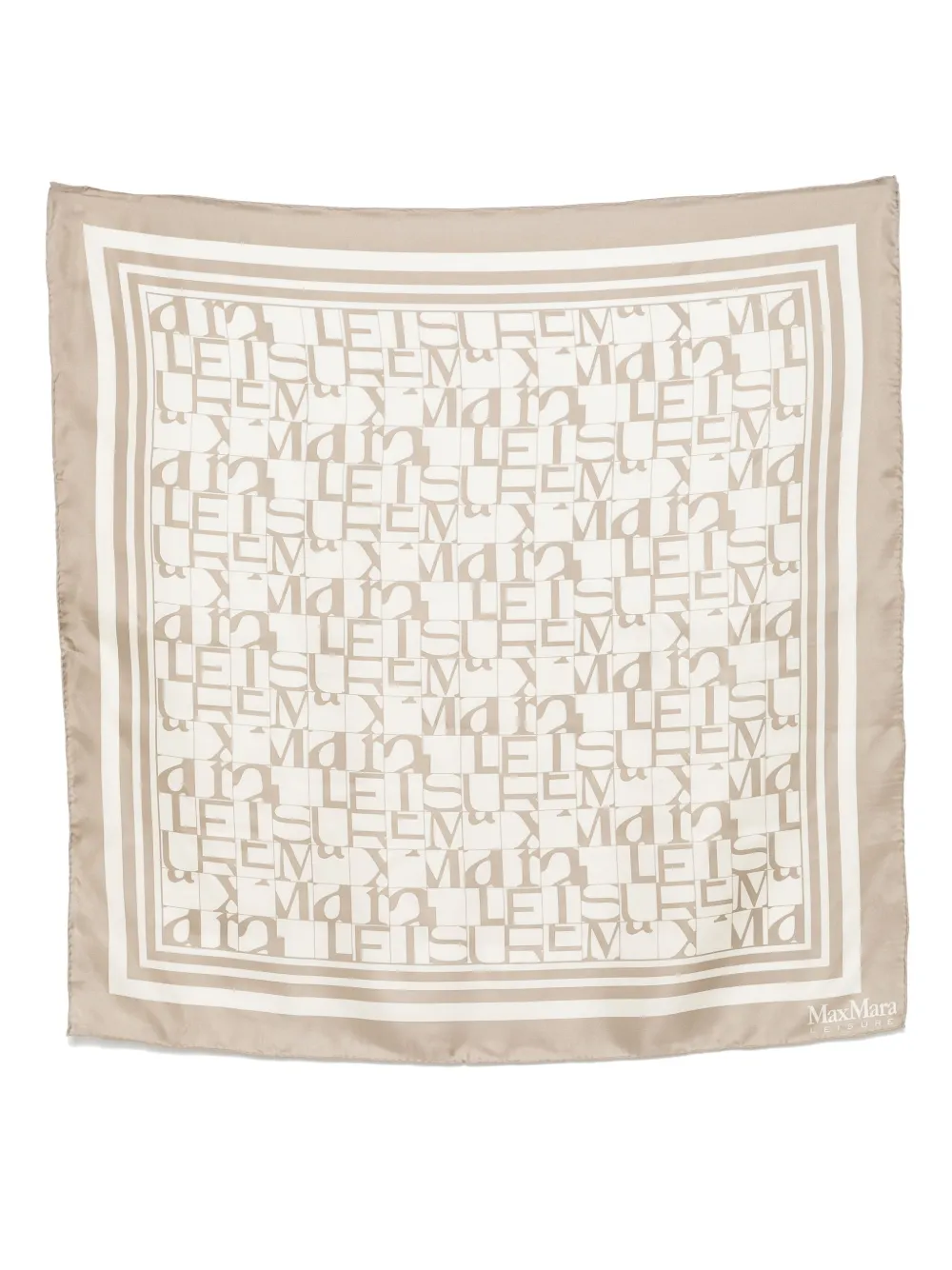 Max Mara Mozart scarf - Neutrals