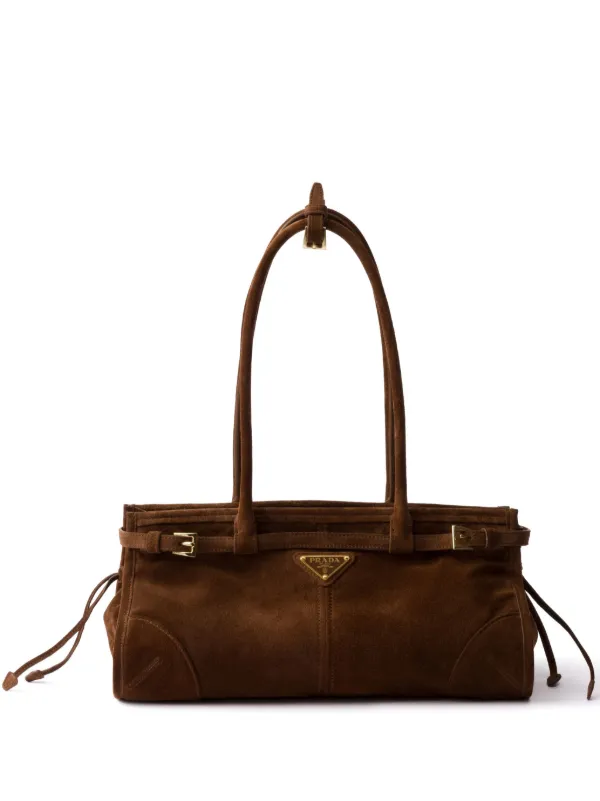 Prada Bonnie ハンドバッグ M | ブラウン | FARFETCH JP