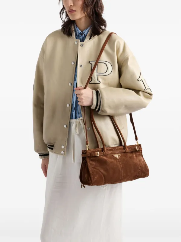 Prada Bonnie ハンドバッグ M | ブラウン | FARFETCH JP