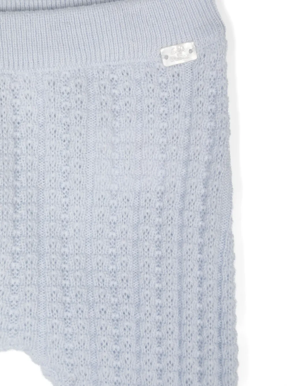 Tartine Et Chocolat Legging met logoplakkaat Blauw
