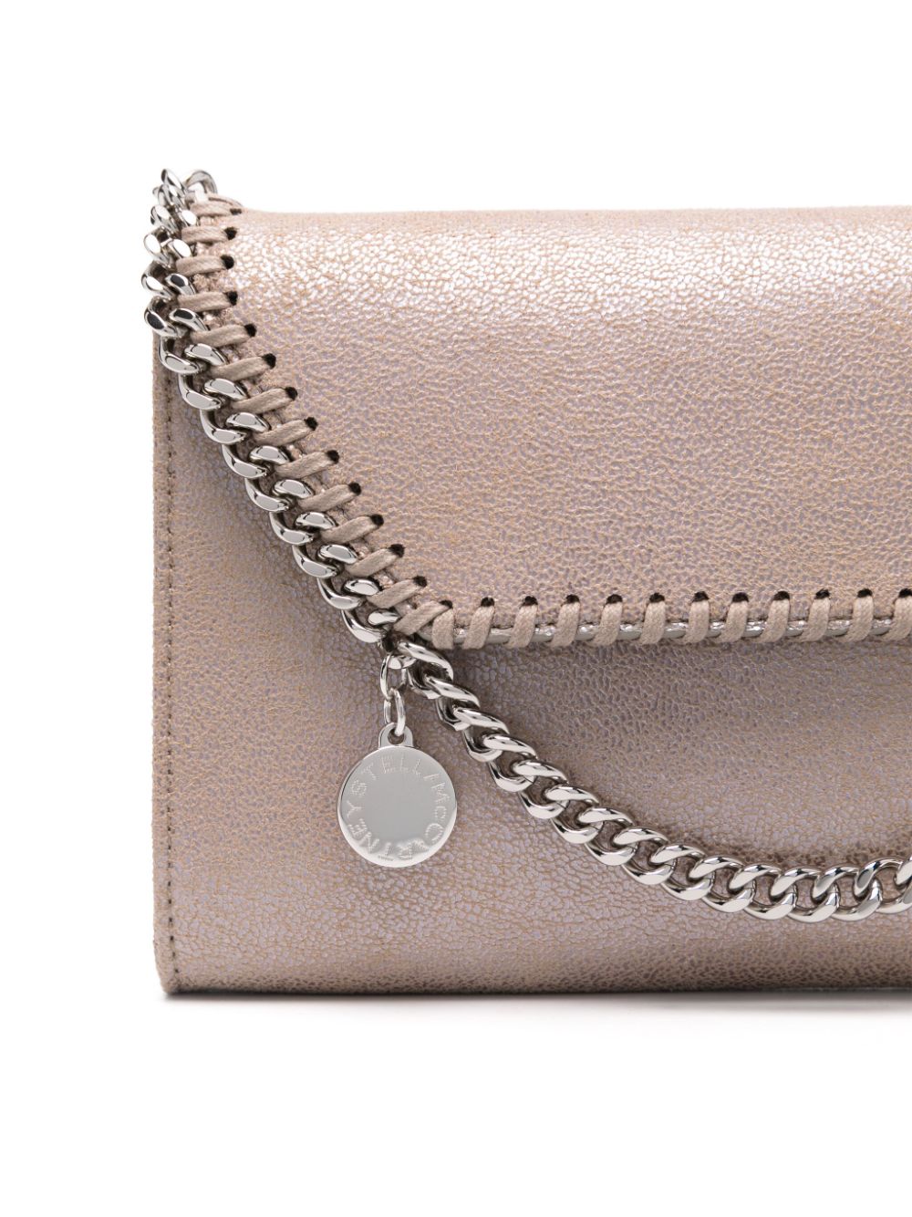 Shop Stella Mccartney Falabella Cross Body Bag In Neutrals