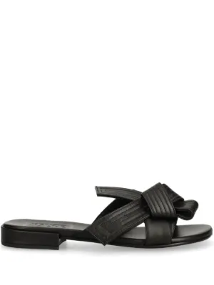 JW Anderson Chain Loafer Mules | Black | FARFETCH