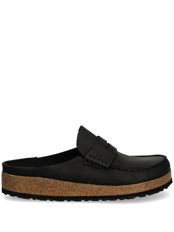 Birkenstock スエード スリッポン | ブラック | FARFETCH JP