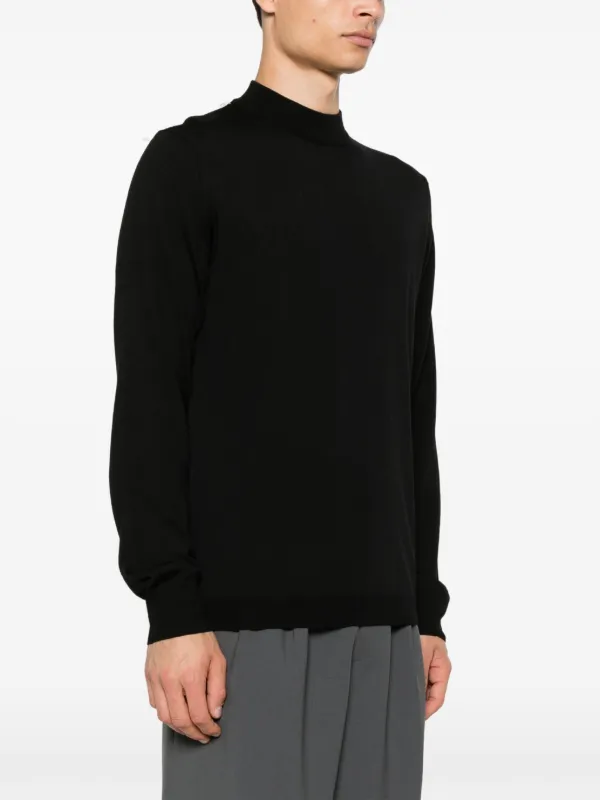 Maison Margiela メリノウール セーター | ブラック | FARFETCH JP