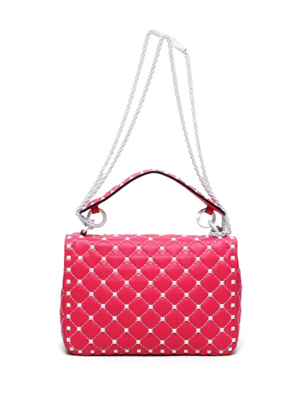 Valentino Garavani Pre Owned Rockstud Shoulder Bag Pink FARFETCH AU