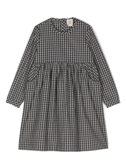 Caffe' D'orzo checked midi dress