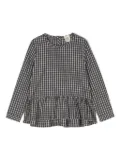 Caffe' D'orzo checked blouse - Grey