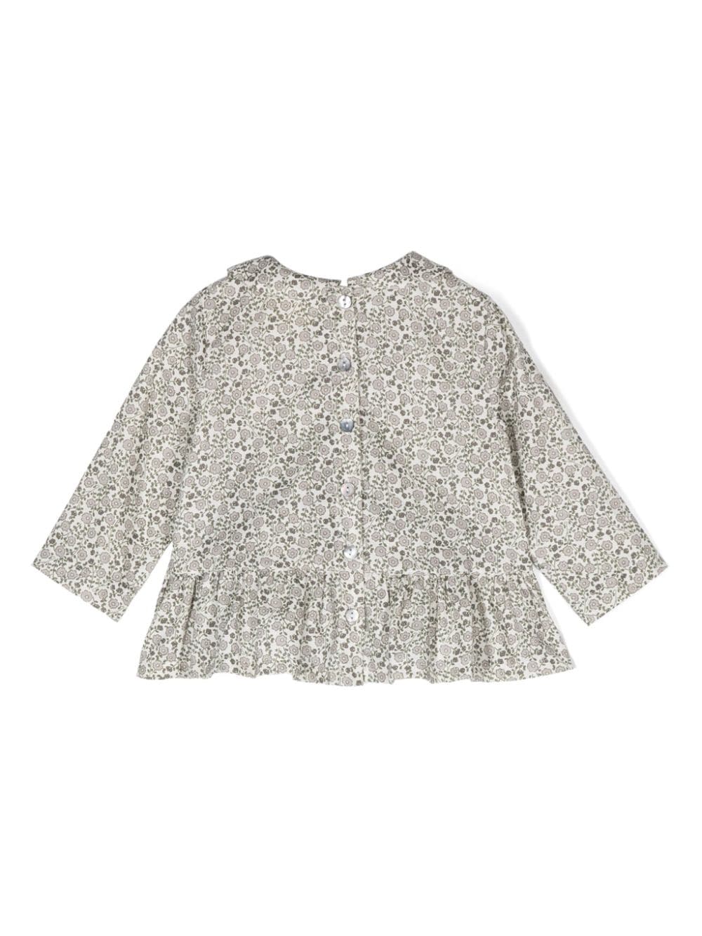 Caffe' D'orzo floral-print blouse - Beige