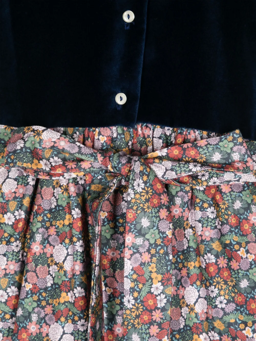 Siola Jurk met bloemenprint Blauw