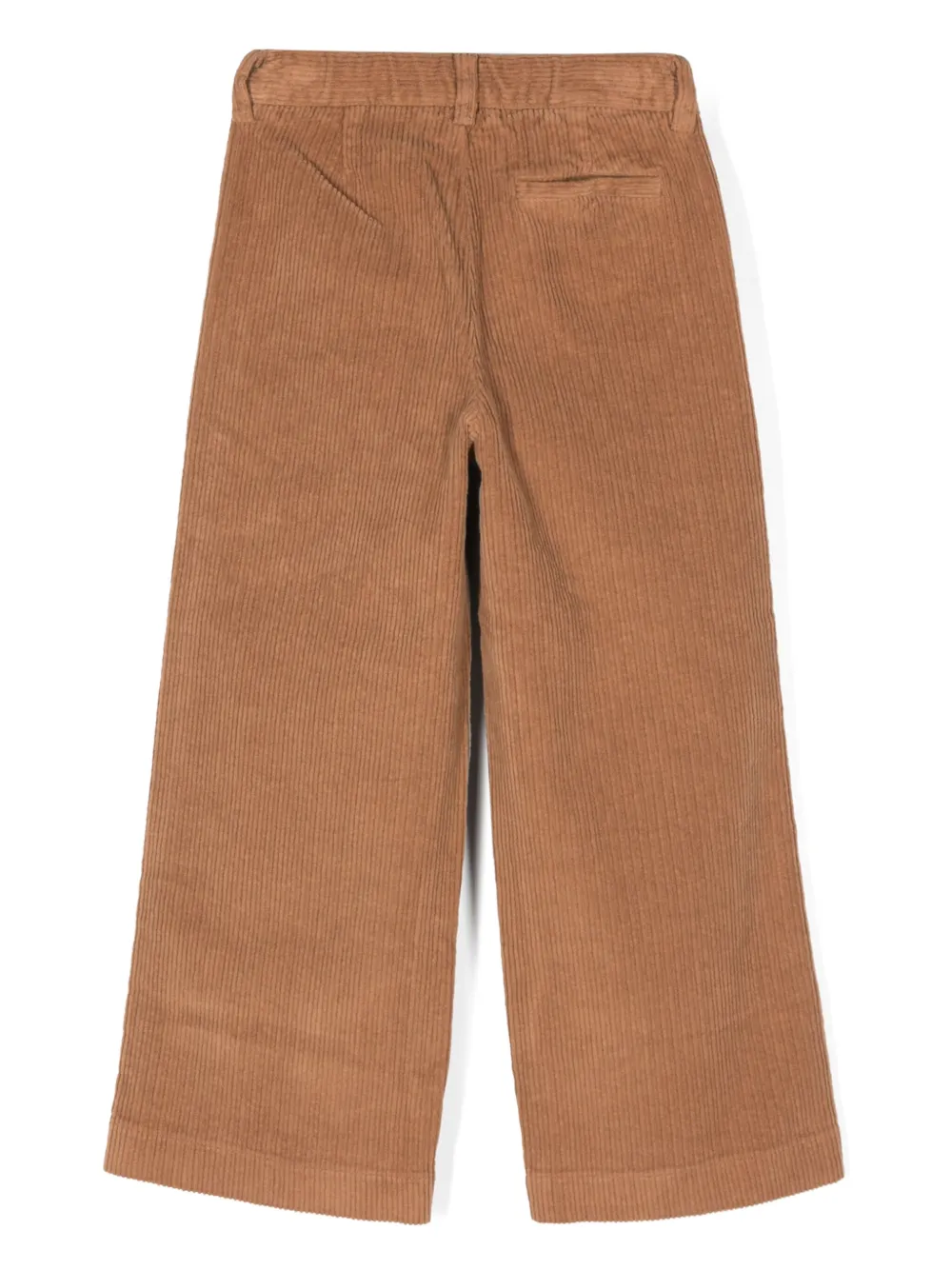 Aspesi Kids corduroy wide-leg trousers - Bruin