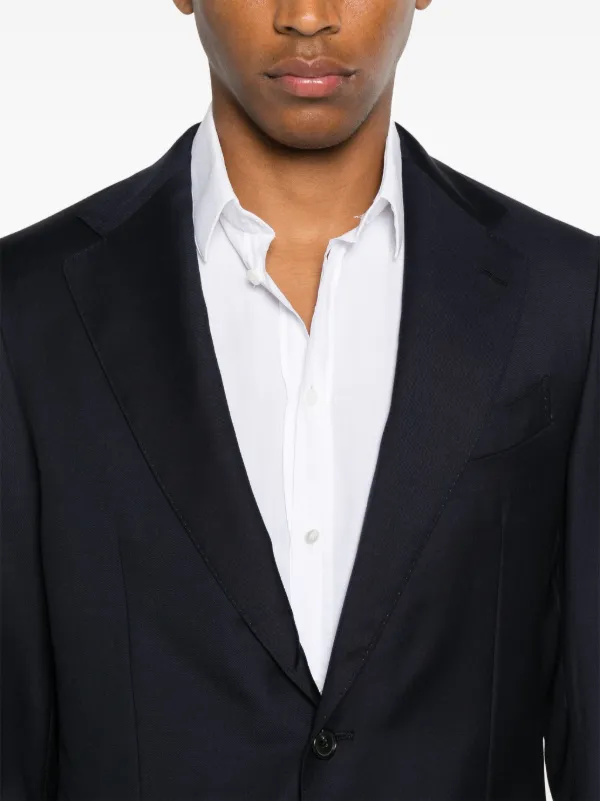 スーツ CARUSO E/STYLE Edition SET UP Caruso - Norma suit in a black wool-mohair blend