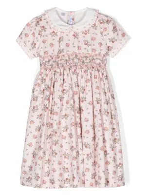 Givenchy Kids フローラル ラッフル ワンピース | ピンク | FARFETCH JP