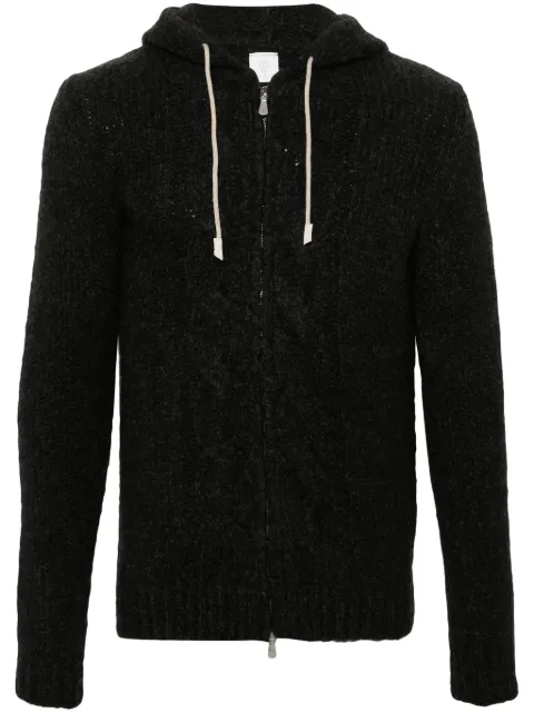 Eleventy cable-knit hoodie
