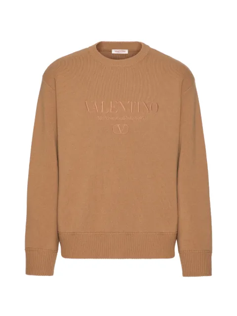 Valentino Garavani pull à logo brodé
