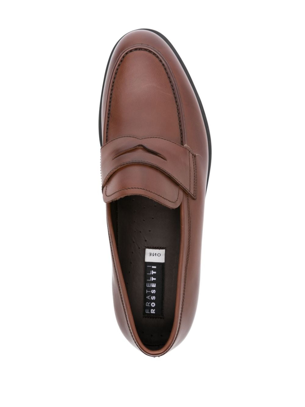 Fratelli Rossetti Leren loafers Bruin