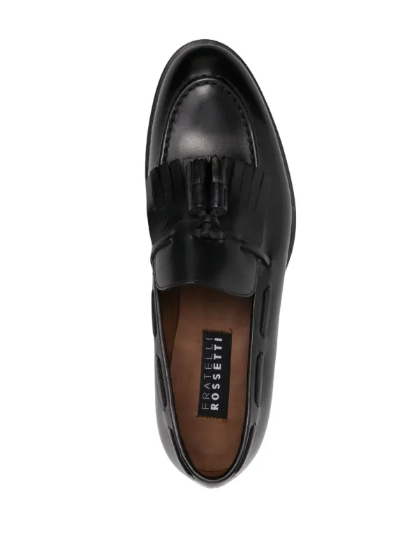 Fratelli Rossetti tassel-detailed Loafers | Black | FARFETCH display picture 1