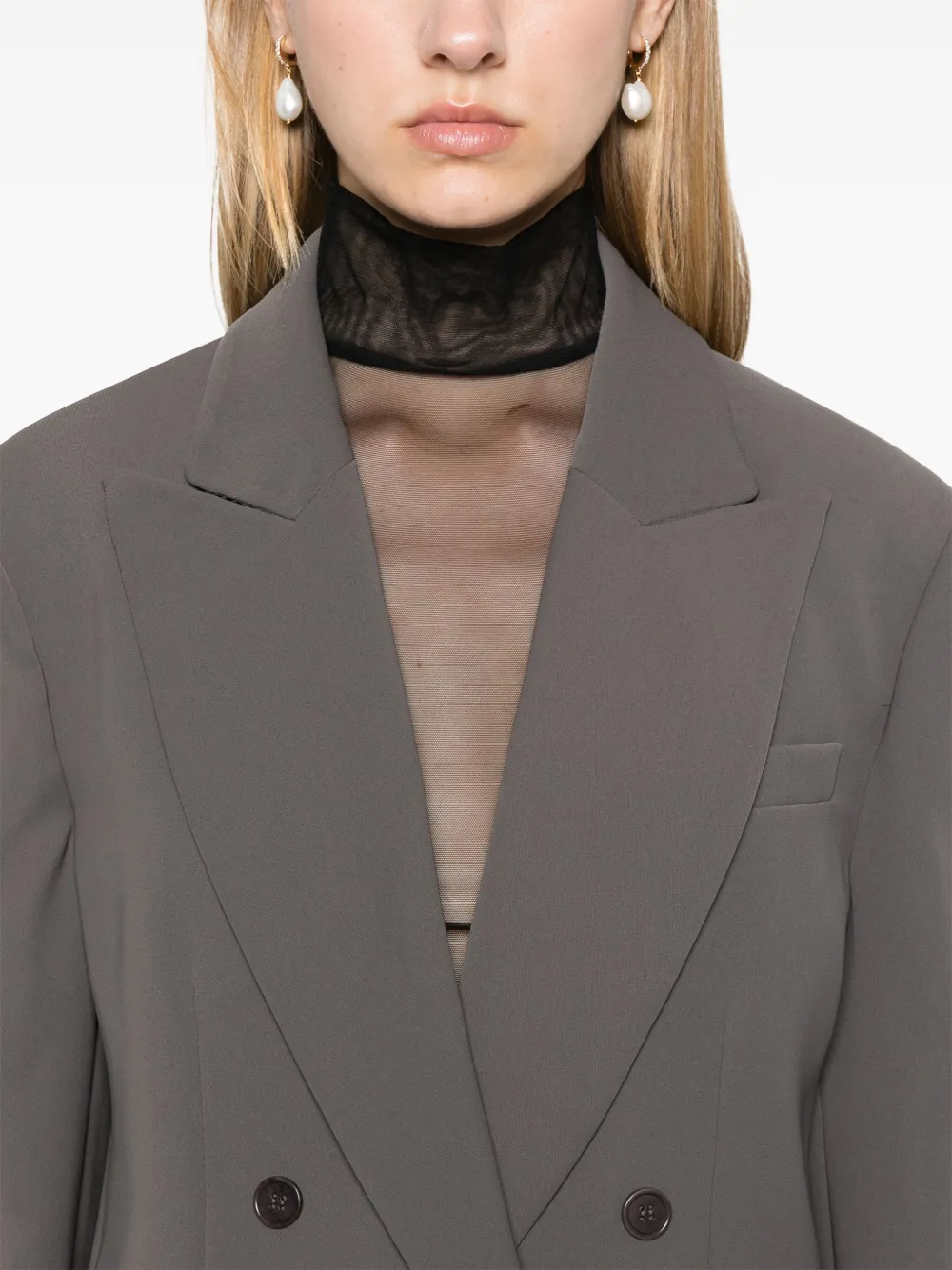 P.A.R.O.S.H. Cady blazer Grijs