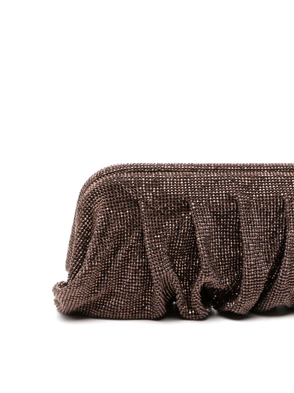 Shop Benedetta Bruzziches Grande Venus Clutch In Brown