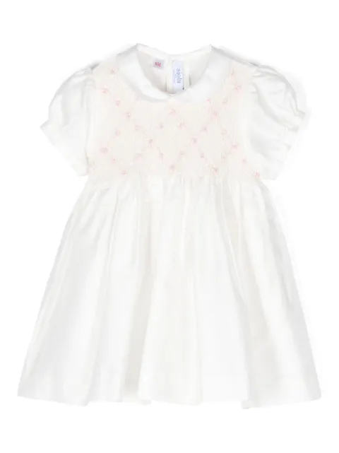 Siola shirred-panel dress