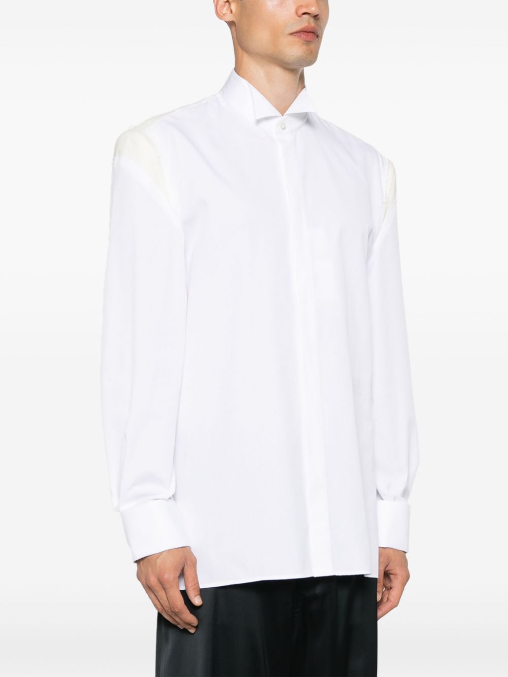 MM6 Maison Margiela unfinished-effect shirt Men