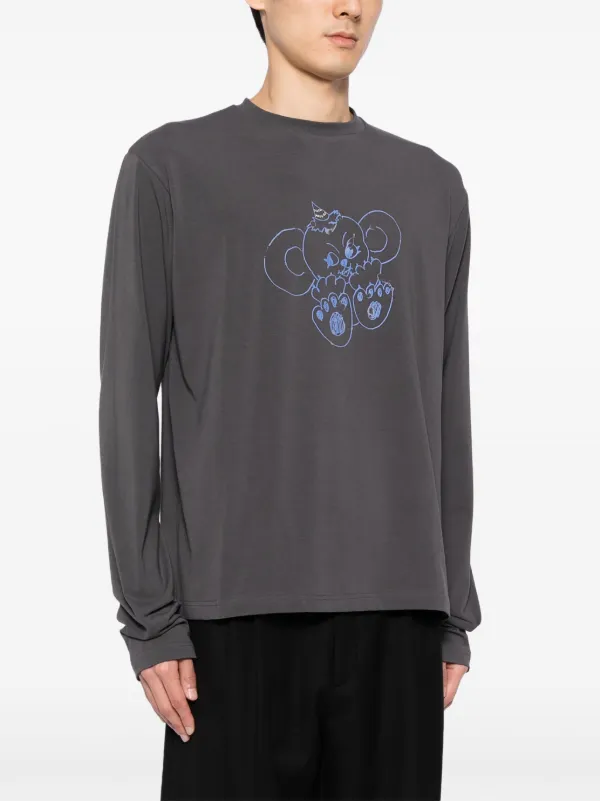 【人気商品！】We11done グレー Monster Tシャツ We11done Monster Tシャツ | グレー | FARFETCH JP
