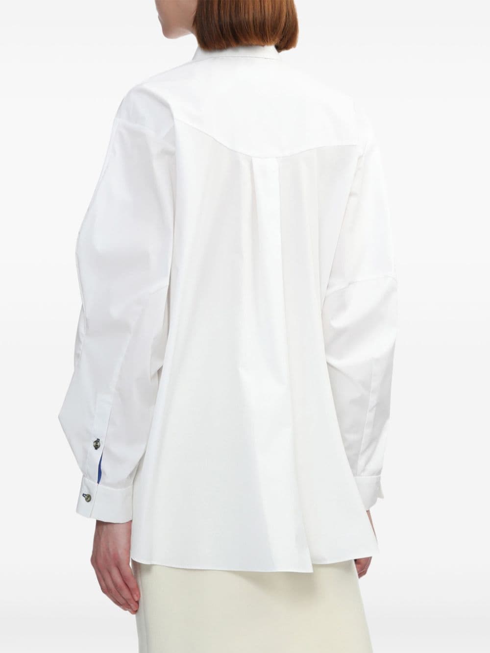 Shop Enföld Long Sleeve Shirt In White