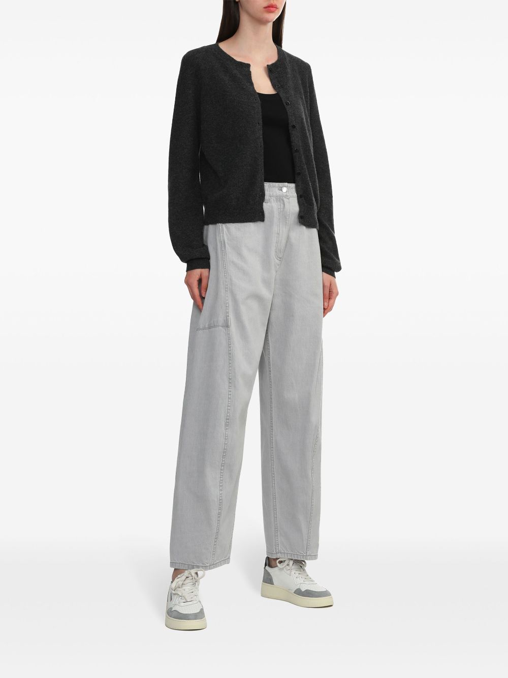 Tibi Sid cropped jeans - Grijs