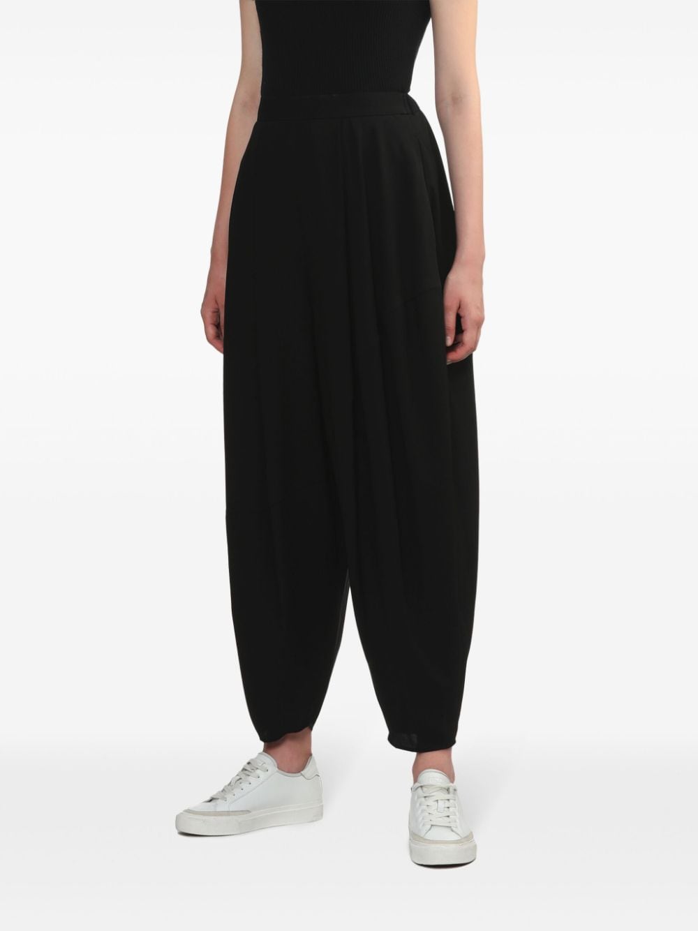 ENFÖLD PLEATED WIDE-LEG TROUSERS 