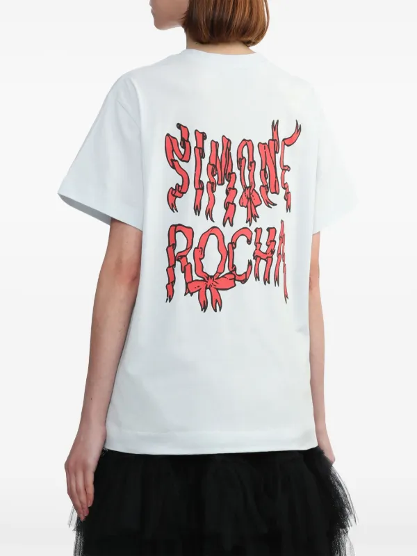 Simone Rocha Embroidered Shirt | White | FARFETCH