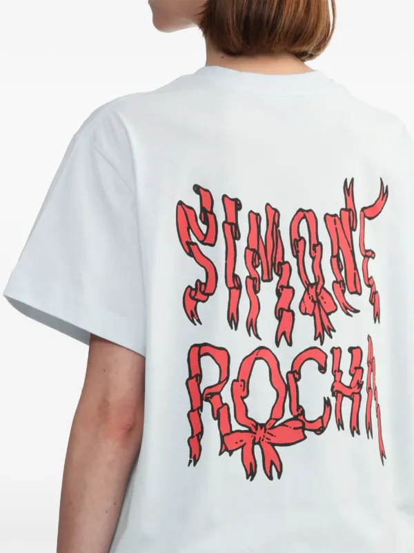 Simone Rocha Embroidered Shirt | White | FARFETCH