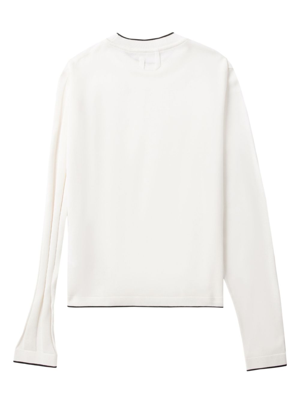 Jacquemus contrast-rib cotton jumper Women