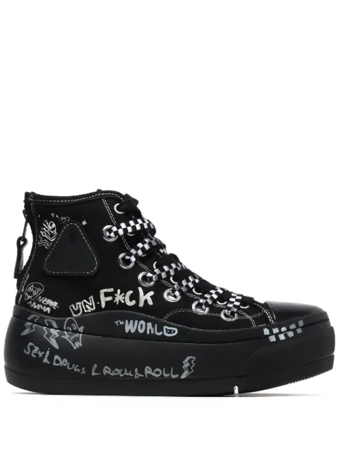 R13 Double Grommet Kurt sneakers