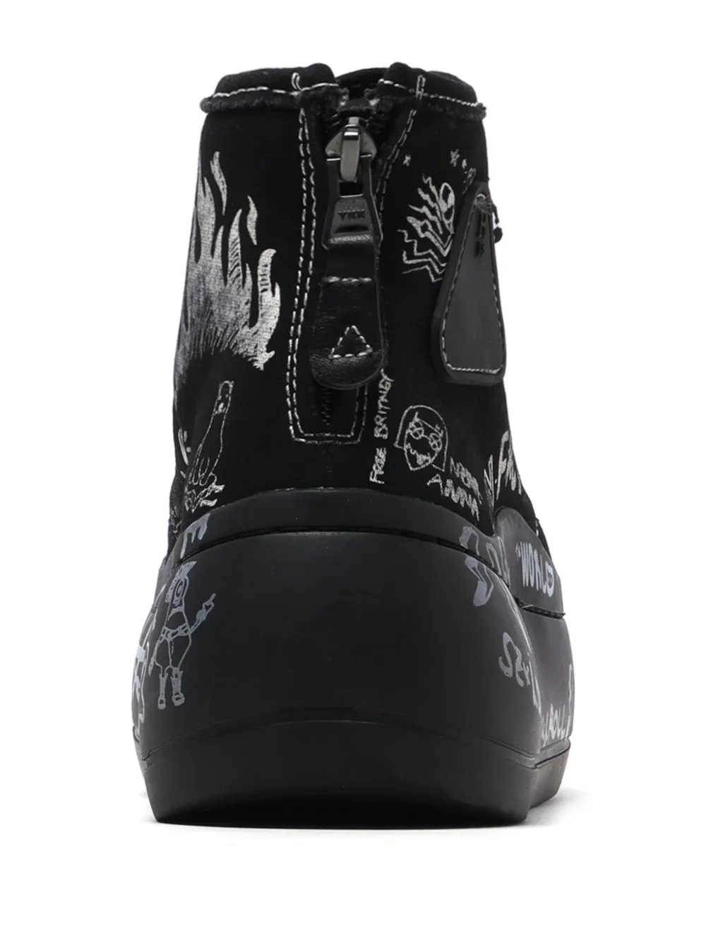 R13 Double Grommet Kurt sneakers Black