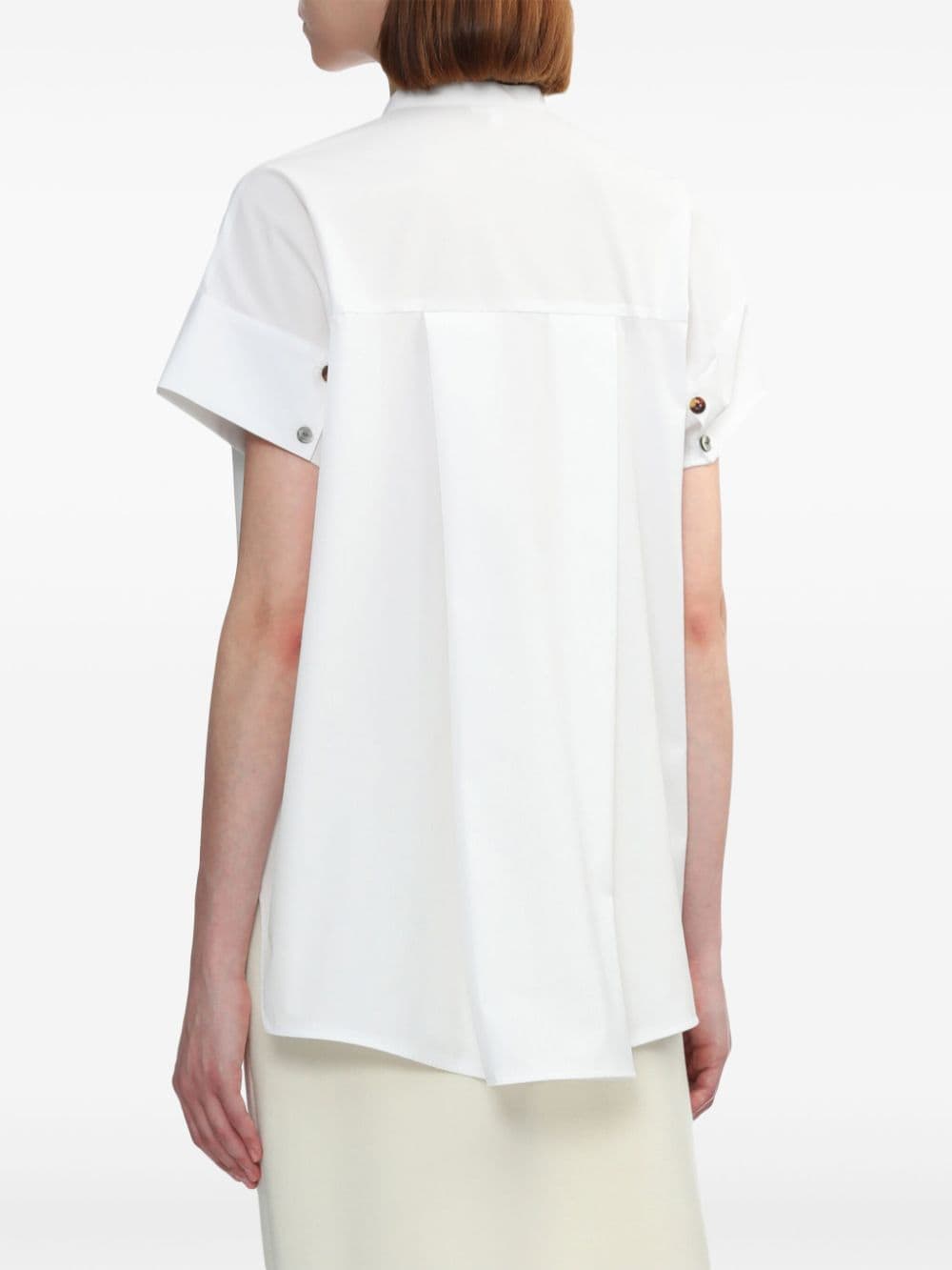 Shop Enföld Short Sleeve Shirt In White