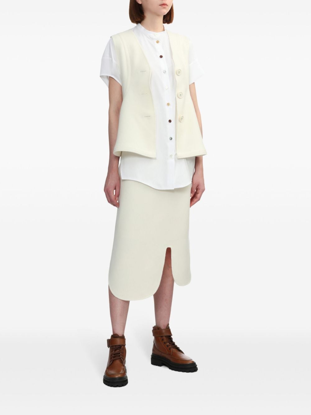 Shop Enföld Short Sleeve Shirt In White