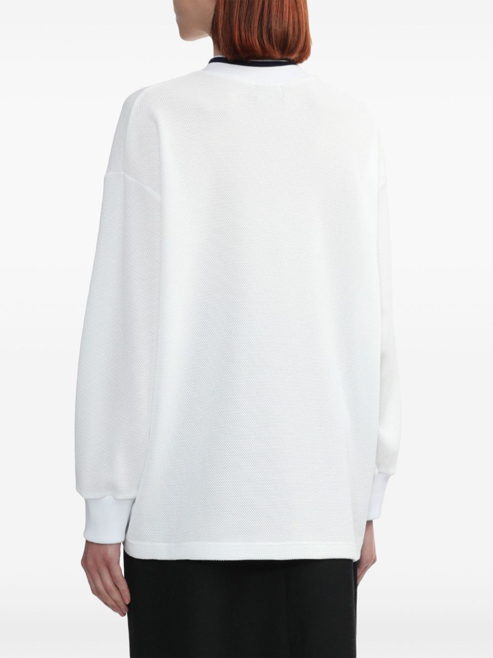 Shop Kolor Knot Jumper In White