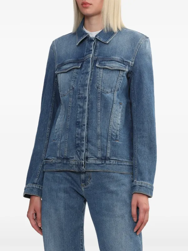 Proenza Schouler Washed Denim Jacket | Blue | FARFETCH