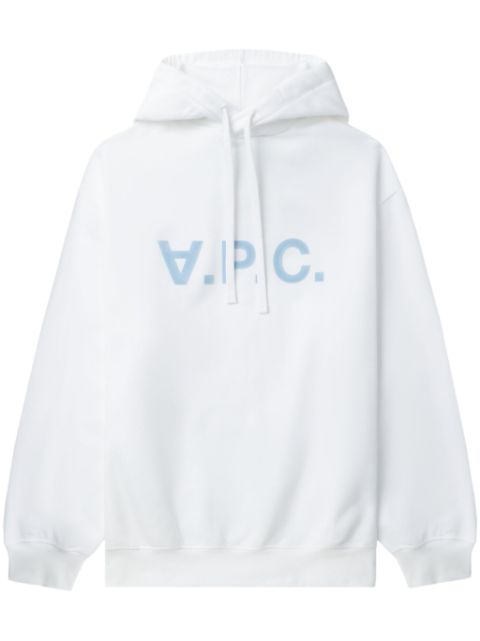 A.P.C. logo-print hoodie Women