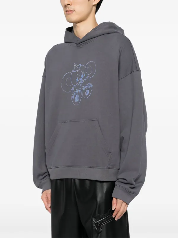 WE11DONE ウェルダン ロングパーカー We11done ジップアップ パーカー | ブラック | FARFETCH JP