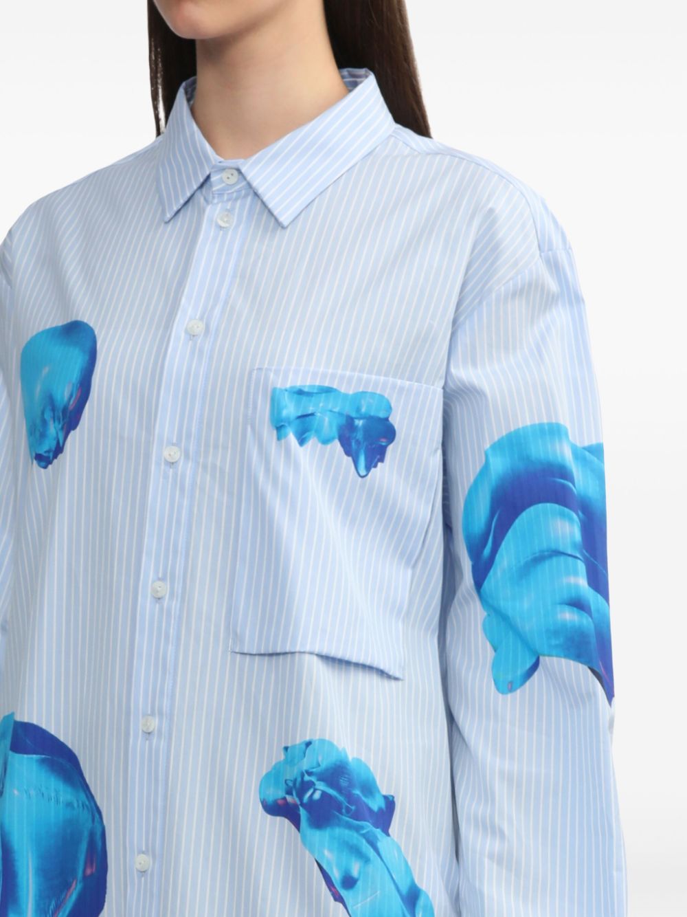 Shop Enföld Printed Shirt In Blue