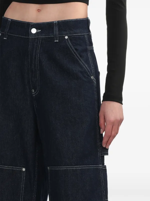 【送料&関税込】Stella McCartney Straight Cargo Jeans Stella McCartney straight-leg Cargo Jeans | Blue | FARFETCH
