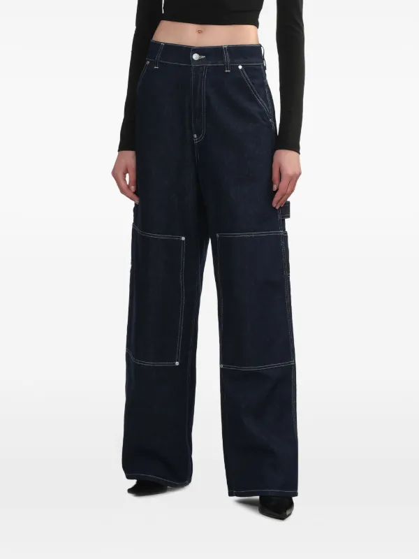 【送料&関税込】Stella McCartney Straight Cargo Jeans Stella McCartney straight-leg Cargo Jeans | Blue | FARFETCH