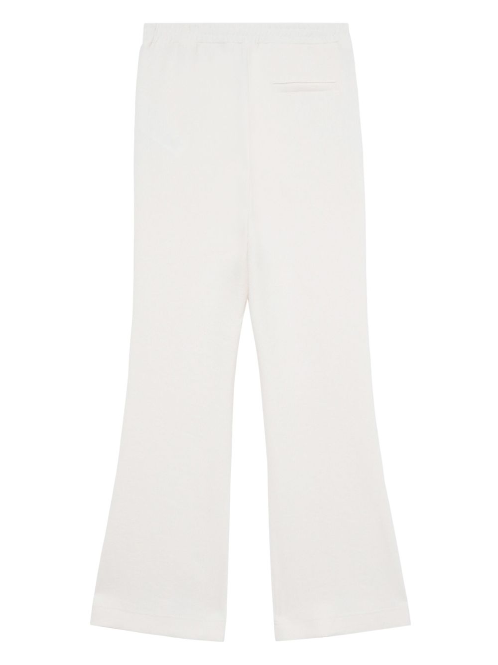 JW Anderson tech-jersey flared trousers Women