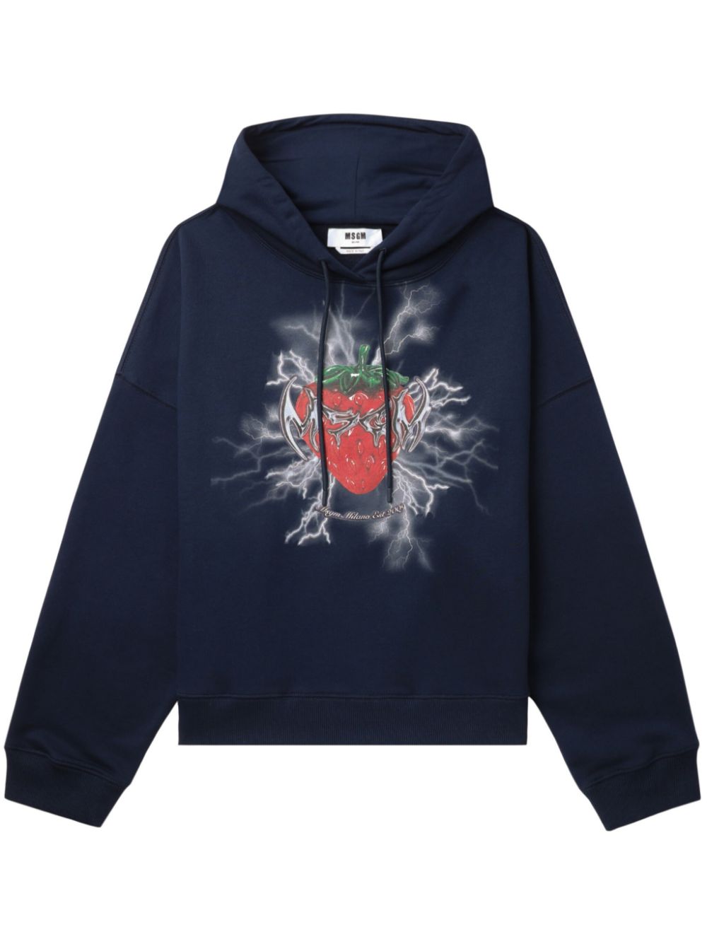 graphic-print hoodie