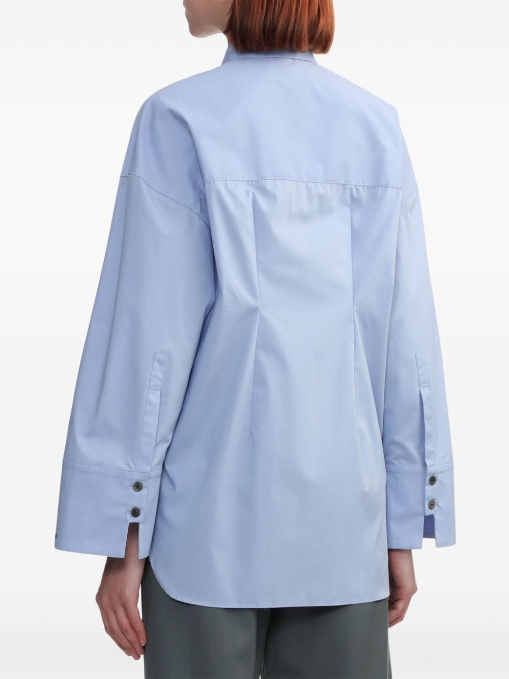 Shop Enföld Long Sleeve Shirt In Blue