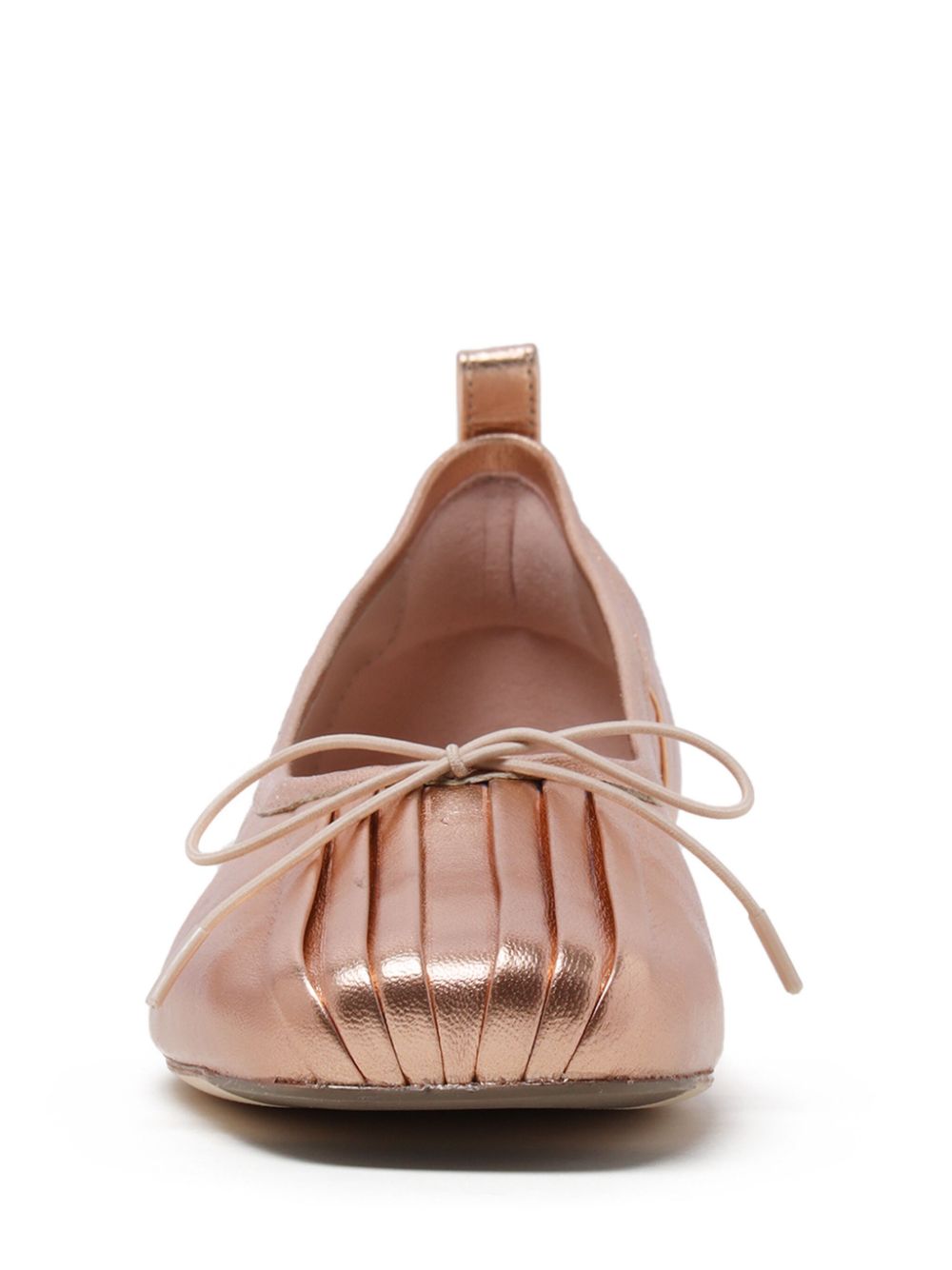 Simone Rocha Ballerina's met geplooide neus Roze